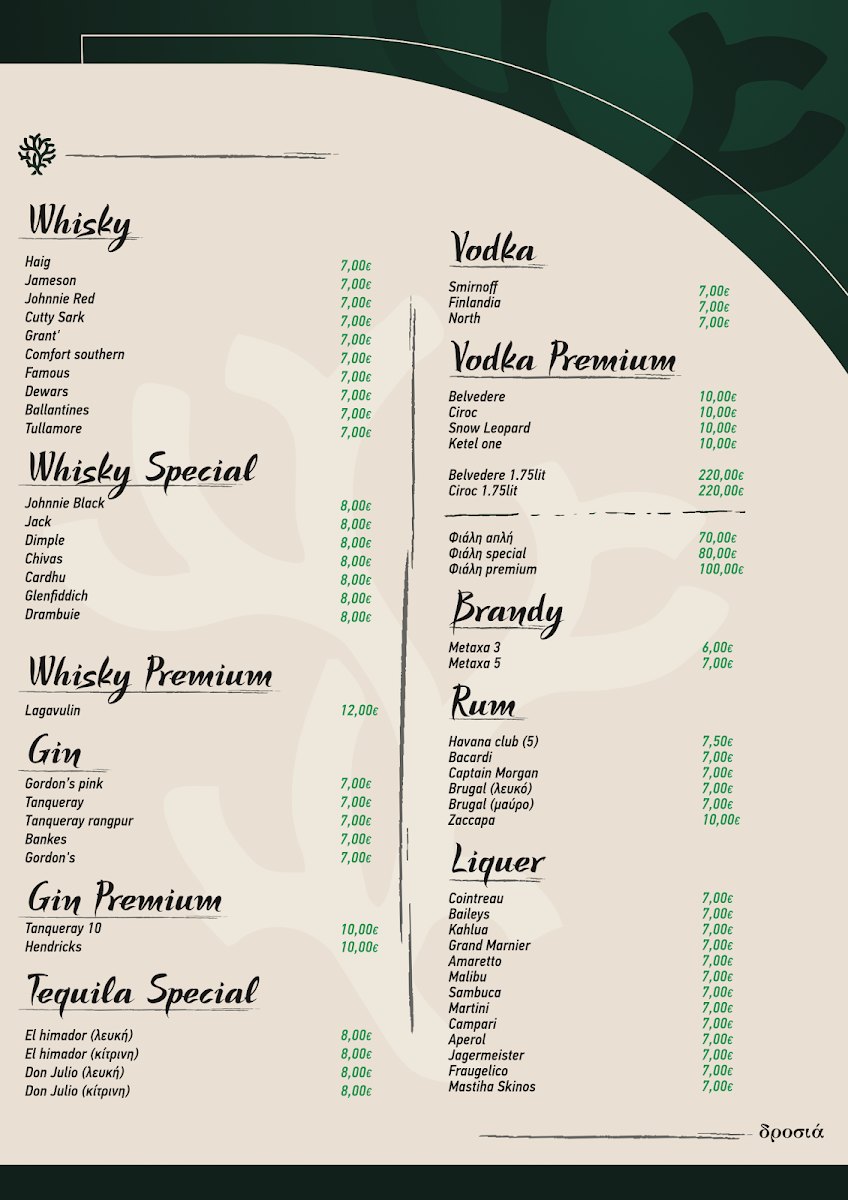 Menu Drosia-3